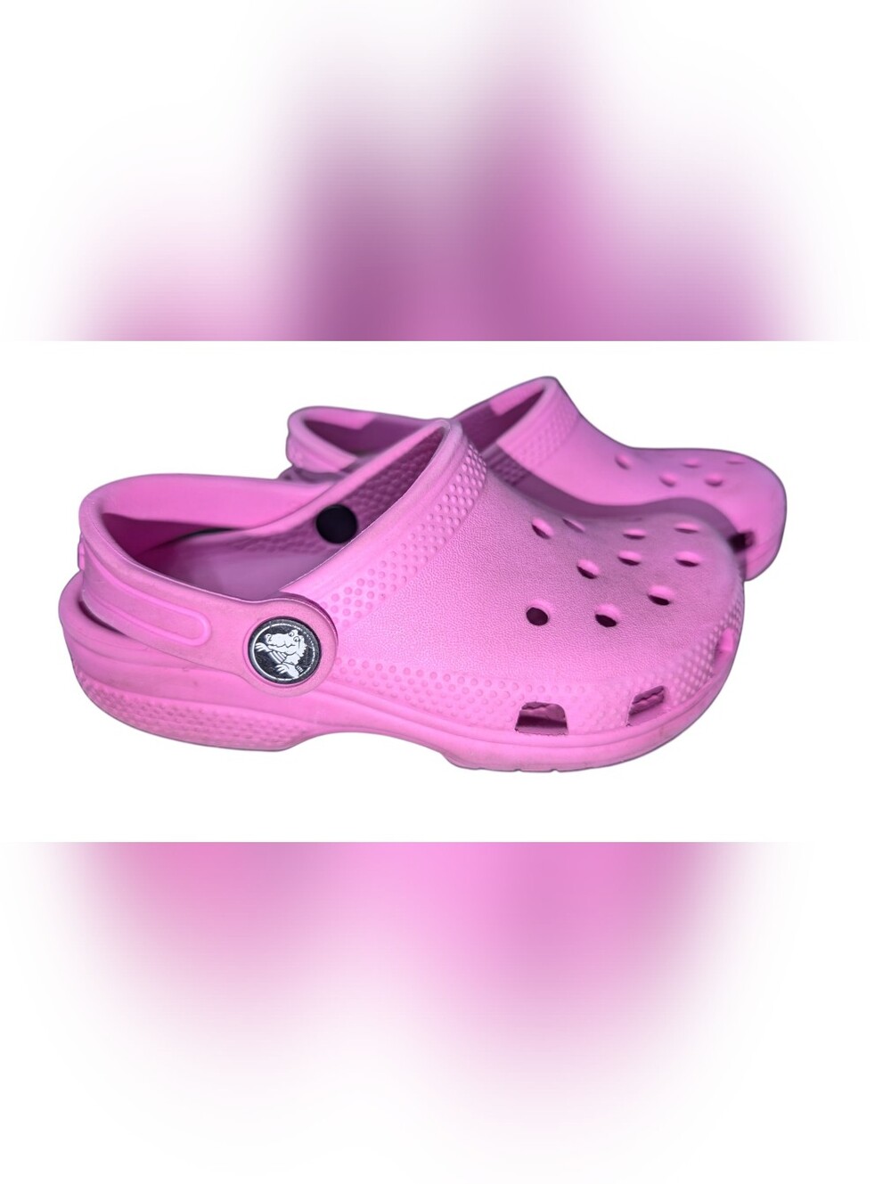 CROCS Kids Classic Clog - Bubblegum Pink SZ 10